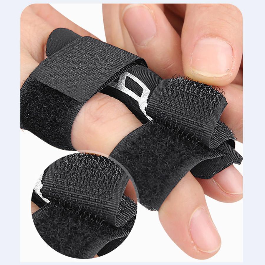 Adjustable Thumb & Finger Splint Support - Arthritis Pain Relief, Hammer Trigger Finger Brace for Basketball, Tennis & Sports In