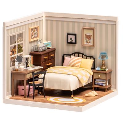 Строительные блоки наборы 3D головоломка игрушка Супер магазин Sweet Dream спальня пластиковый DIY миниатюрный домик комплект