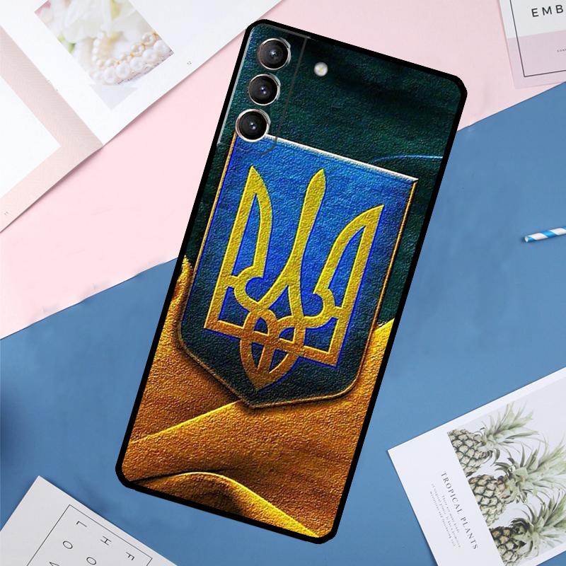 Чехол Флаг Украины для Samsung Galaxy S24 Ultra S20 S21 S22 S23 S25 Ultra S9 S10 Plus S25 FE Задняя крышка