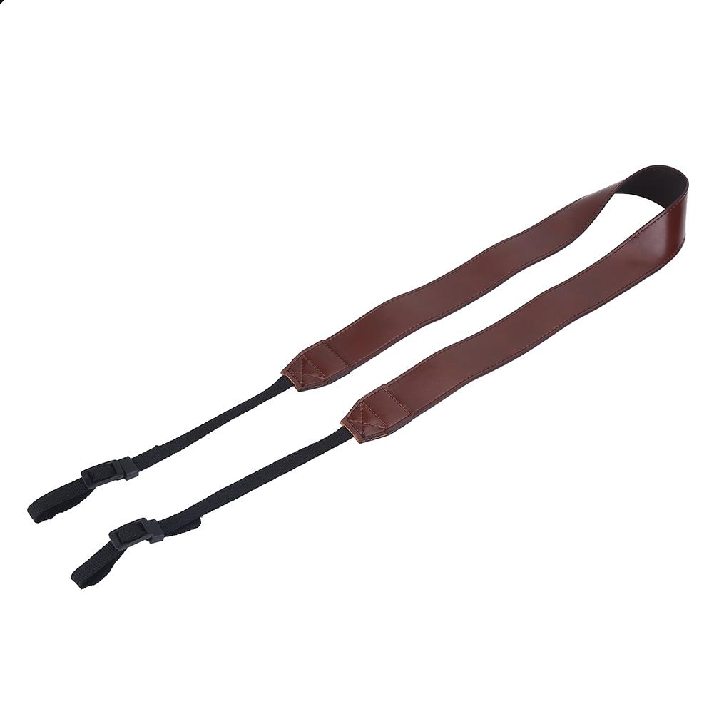 Универсальный регулируемый ремень для камеры из искусственной кожи на плечо и шею, аксессуар для фотосъемки, кофе