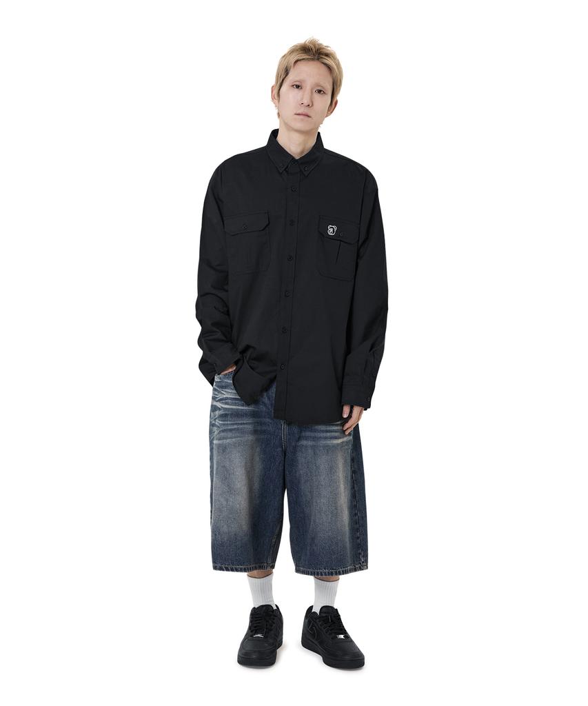 OHY Double Pocket Work Shirt - Black