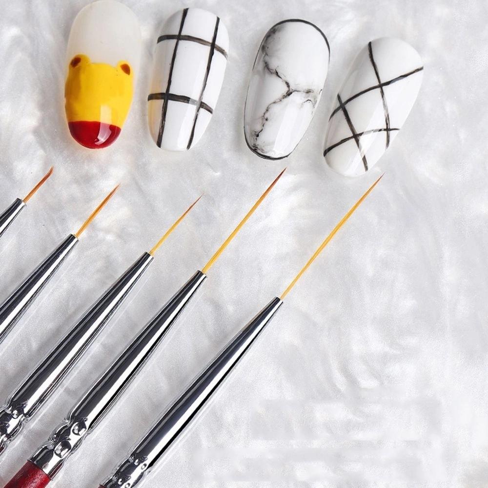 Painting Stripes Line Liner Drawing Pen Brush Nail Art Liner Brushes Set UV Gel Pen Nail Art Pen