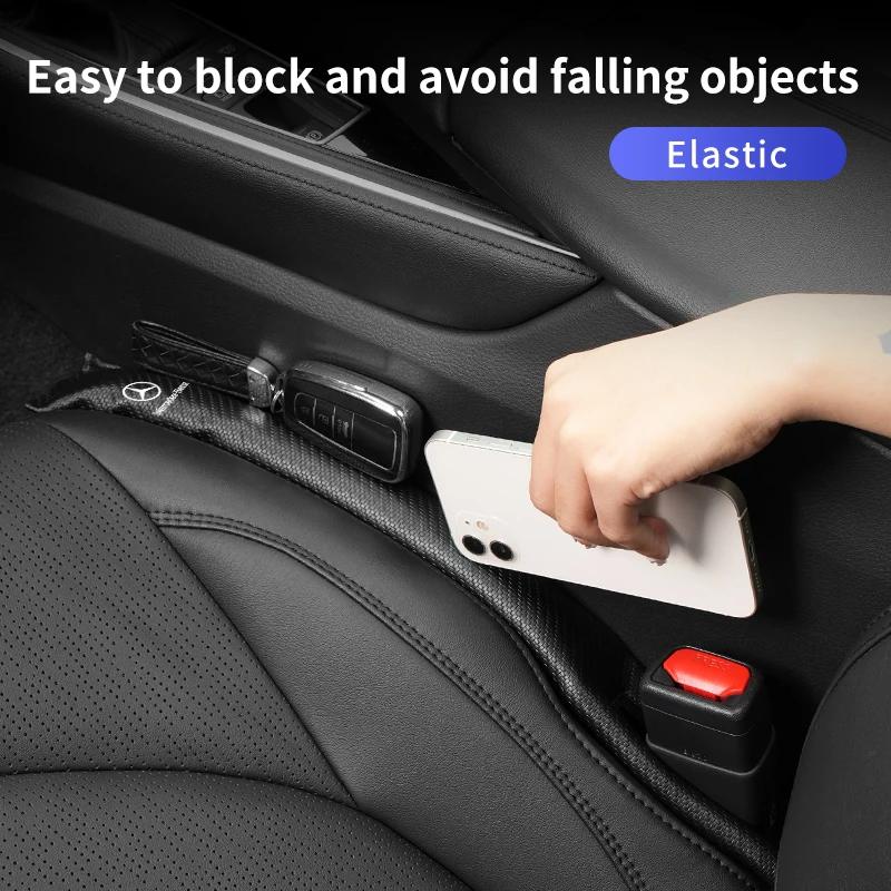 AABGT1 Car Seat Gap Plug Seam Filling Anti-Leakage Seat Side Slot Strip Pads For Mercedes Benz AMG A C E Class W201 W210 W108 W204 W205