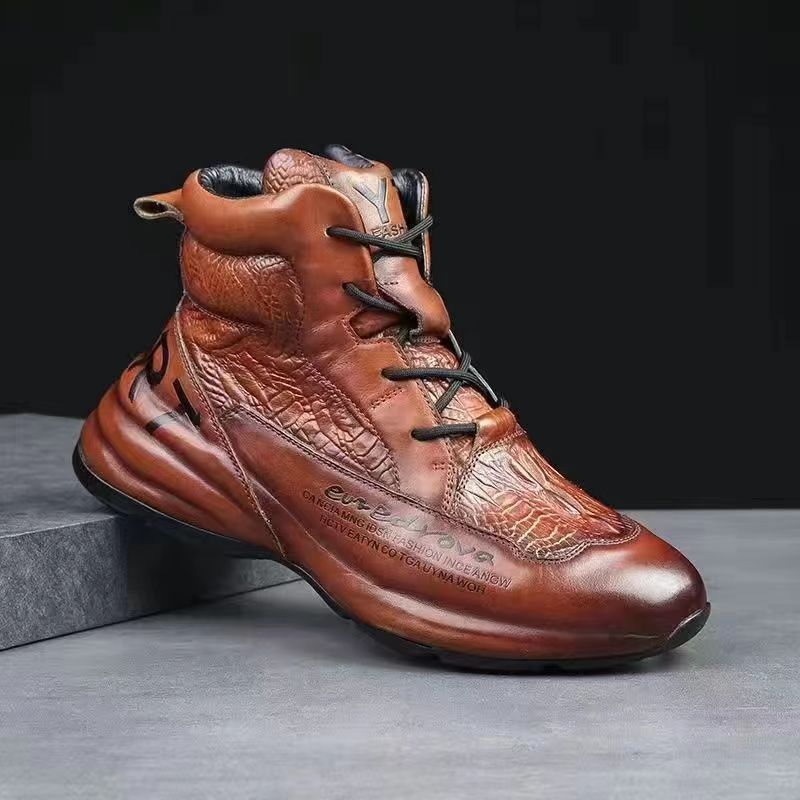 Модная новая мужская обувь на толстой подошве, увеличивающая рост, повседневная обувь для подростков, износостойкая и удобная спортивная обувь, кроссовки