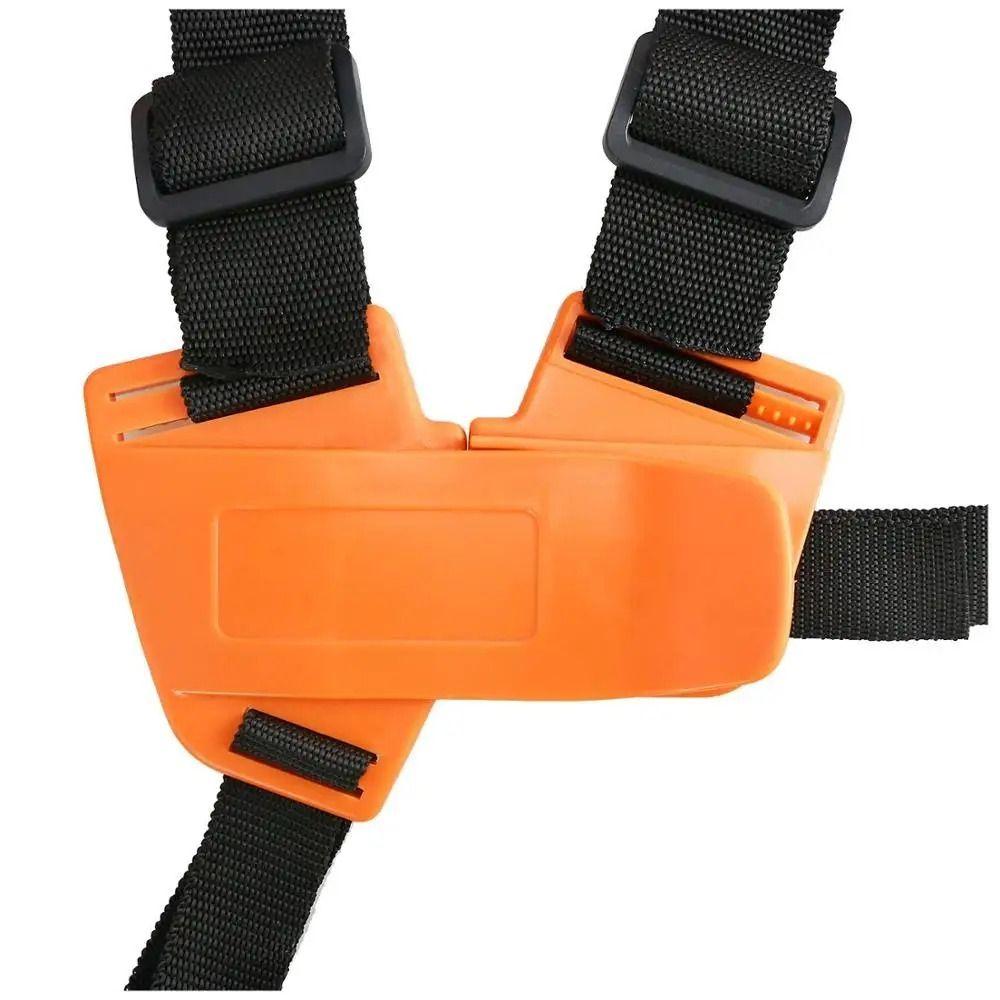 Orange Strimmer Harness Adjustable Trimmer Shoulder Strap Gardening Tool Brush Cutter Strap Garden