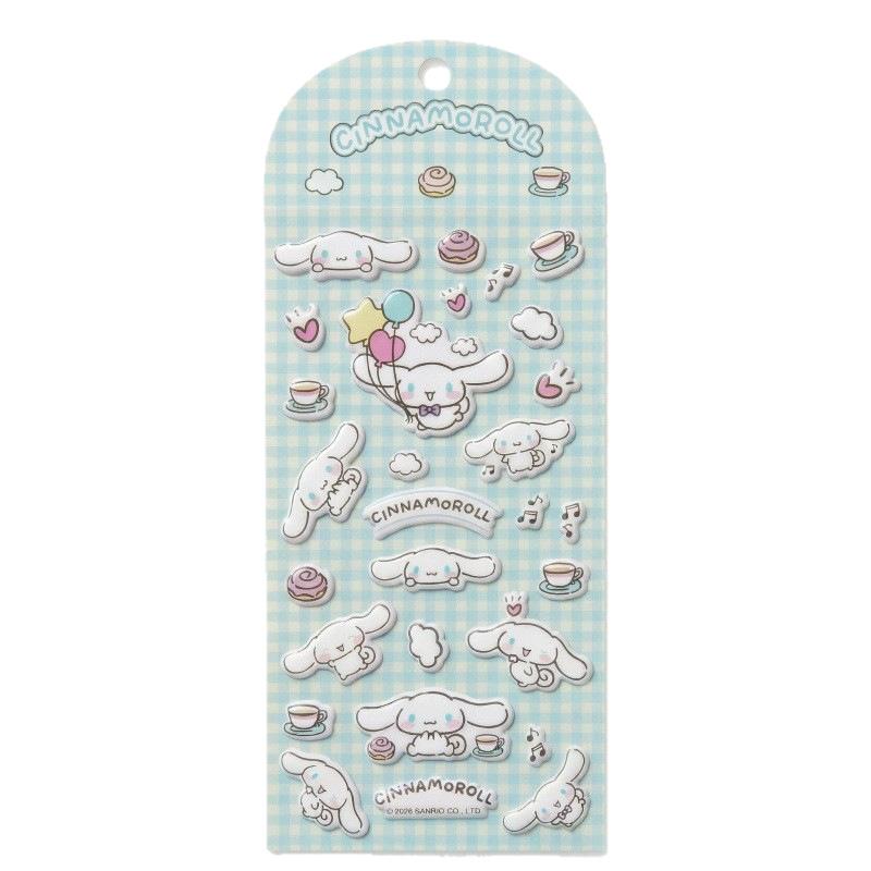 Оригинальные декоративные наклейки Sanrio Куроми Мой Мелоди Помпомпурин Мультяшные Девочки Канцелярские Принадлежности Блокнот 3D DIY для и Развлекательной Игры Безопасные Для Детей Веселье