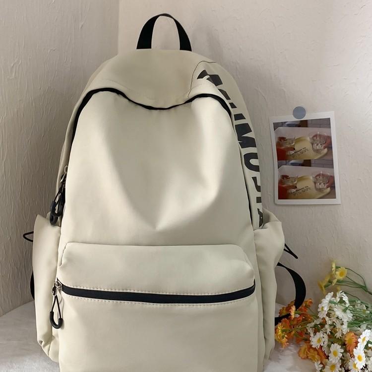 Schoolbag Simple Letter Backpack Girls Elementary School Bag 1011 New Boys Junior High School High School Backpack