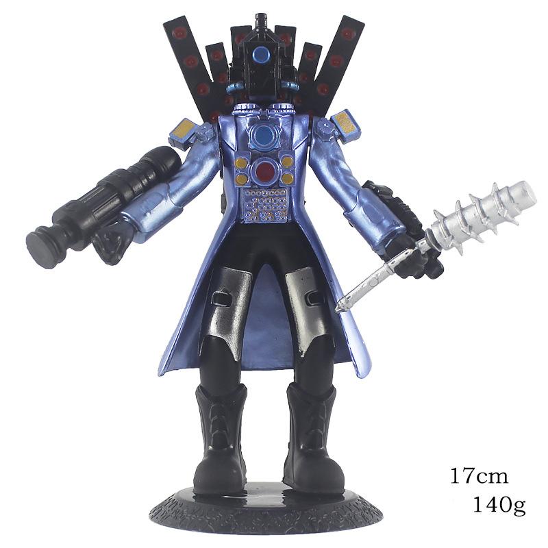 Аниме Skibidi Toilet Man Titan Clockman Фигурка Игрушка для детей Взрослый подарок на день рождения Фигурка Коллекция Кукла