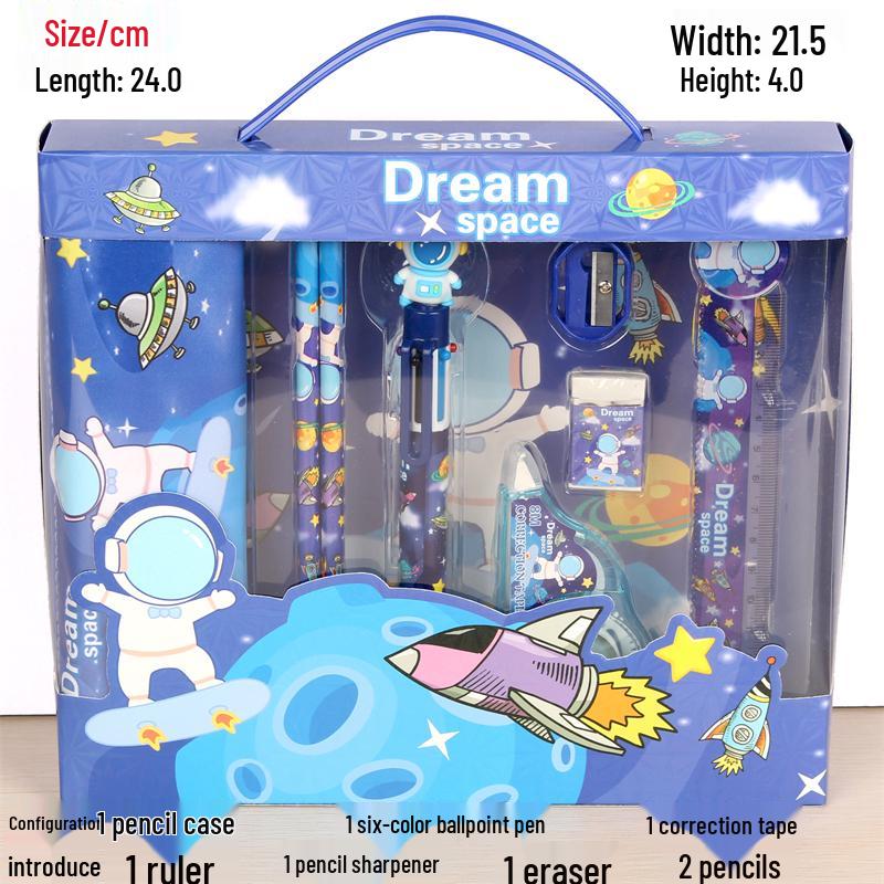 Детский подарочный набор канцелярских принадлежностей: Подарок на день рождения и Рождество для мальчиков и девочек
