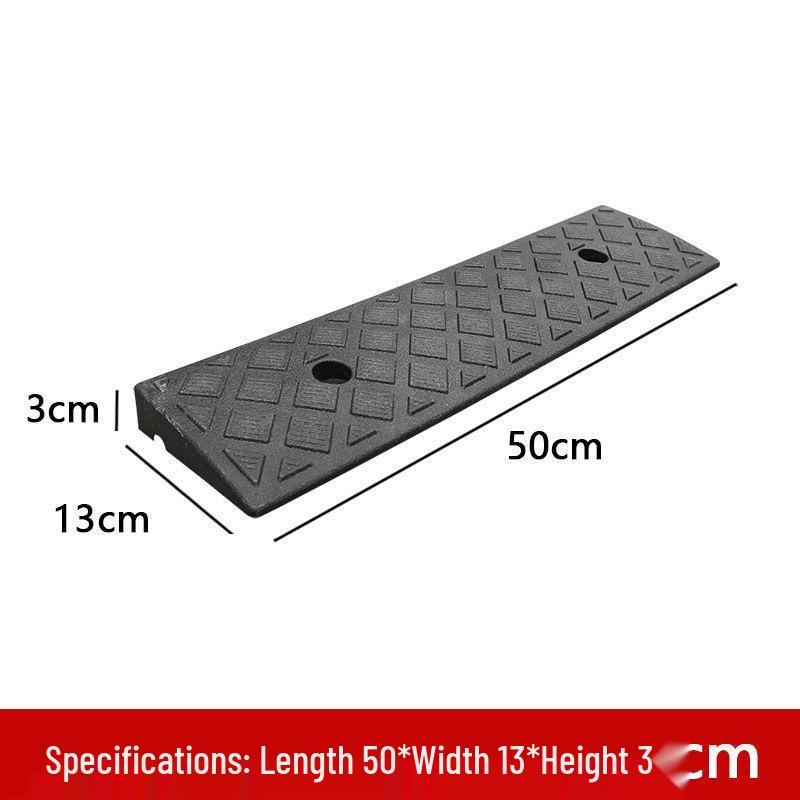 Uphill Step Mat: Plastic Slope Curb Car Sill and Speed Bump
