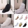 Large Fox Tail Keychain Accessory Fashionable Faux Fox Tail Keychain Soft Plush Bag Pendant Elegant Keychain Charm