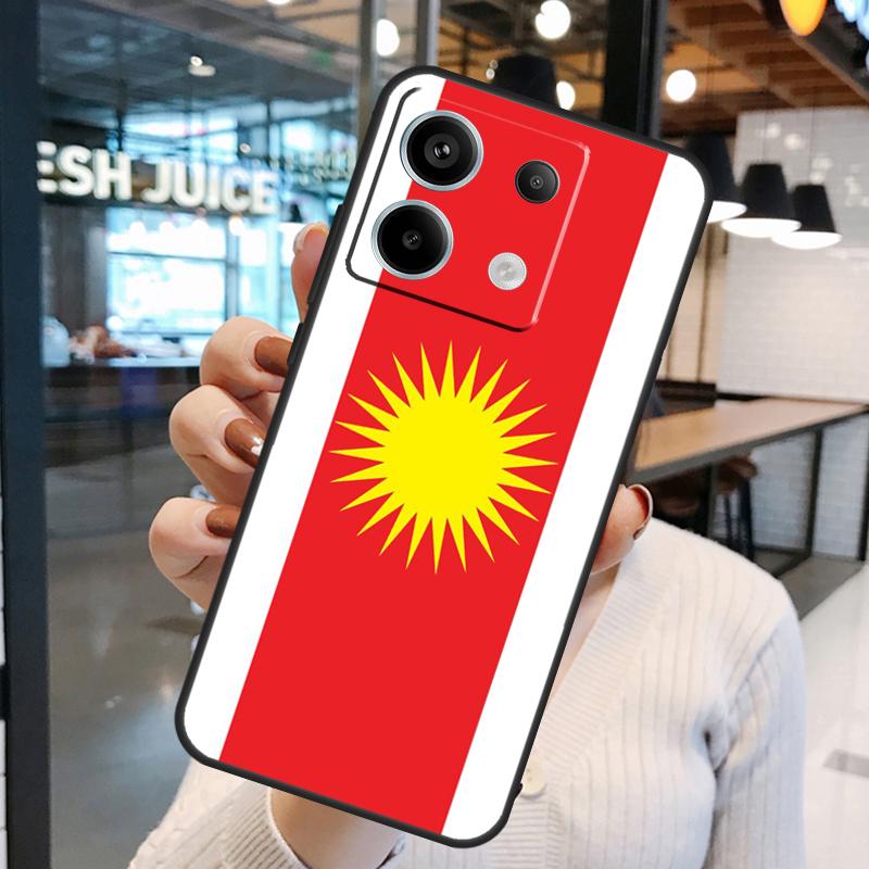 Чехол с флагом езидов для Xiaomi Redmi Note 15 Pro Plus 10 11 12 13 14 Pro Redmi 15 15C 10C 12C 13C 14C