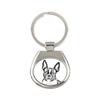 Boston Terrier, American Gentleman - Keychain with a Dog, Keychain with a Print, Personalized Pendant from the Brand
