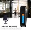 2G USB Disk Flash One Click Recording Voice Recorder for Meetings Lectures Interviews