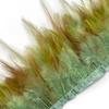1M 5M 10Meters Dyed Colorful Rooster Chicken Feathers Trim 8-12CM Soft Plumes Ribbon Fringe for Wedding Dress Sewing Decoration