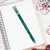 Erasable Pen Set Christmas Smooth Writing Ink Pens Reusable Holiday Themed Gel Pens for Wish Lists Love Cards Holiday Cards Festive Desk Decor
