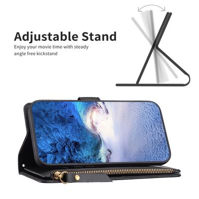 BF Style-19 для Google Pixel 7a Пылезащитный Чехол-бумажник из ПУ-кожи с Подставкой и Молнией