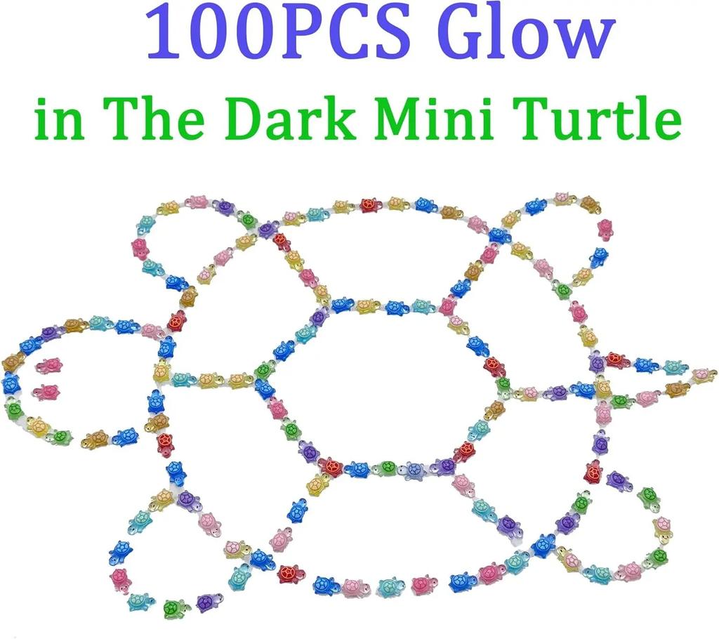 50-200Pcs Glow In The Dark Resin Turtle Figurines . Cute Miniatures For Fairy Garden, Micro Landscape, Dollhouse Decor Crafts