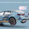 1:24 Scale I5M60 M8 Sports Car Model Toy Diecast Metal Sound Light Shock Absorption Doors Opened Vehicle Models for Children