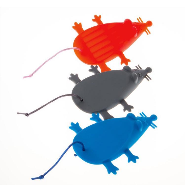 Дверной стопор, силиконовая защита в форме мыши для домашней безопасности, пробка, охранник