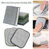 Wiping Rags Kitchen Cleaning Cloths Non-Stick Oil Microfiber Dishcloths Dishwashing Cloth Double-side Reusable Scouring Pad