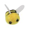 10pcs Handmade Material Yellow Wool Felt Little Bee Creative Cute Artificial Bees Crafts Felt Ball Mini Bee Clothing Decor
