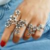 Fashion Women's 4 Piece Ring Set - Ladies Ring  Metal Ring Glossy Ring  Metal Ring Holiday Gift