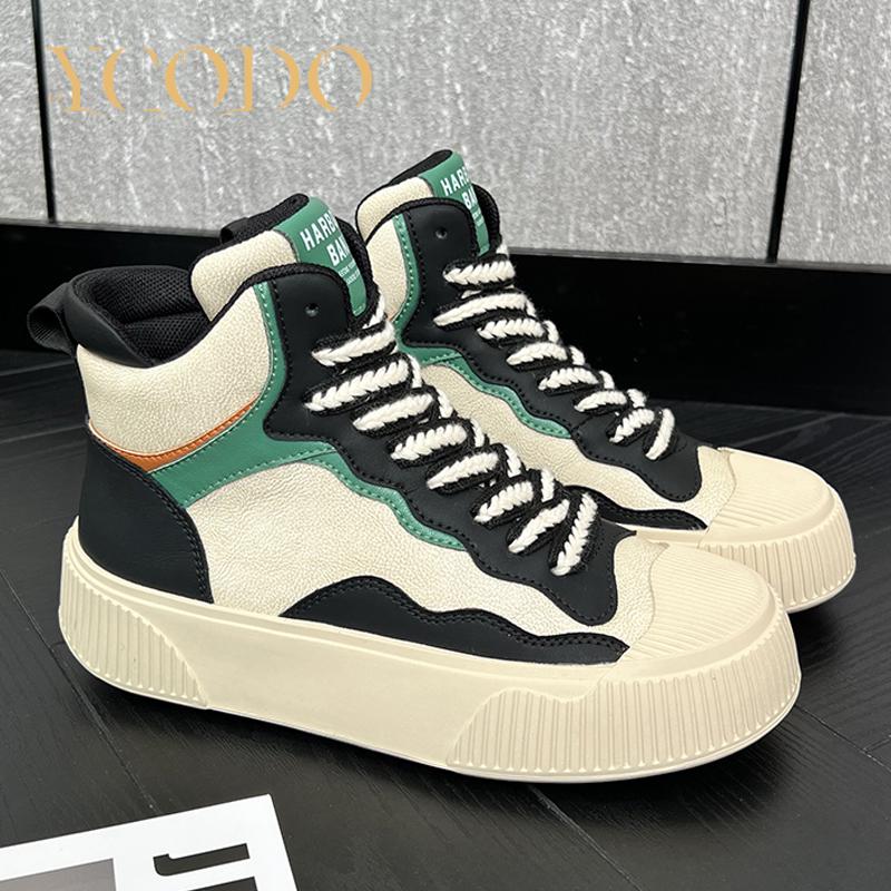 Women's Autumn and Winter Natural Leather Comfortable Casual Female Student Shoes