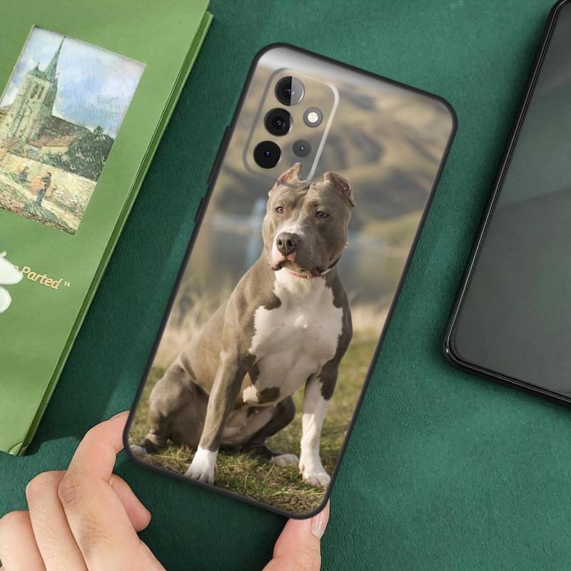 Pit Bull Lovely Dog Pitbull Case For Samsung Galaxy A16 A05 A06 A55 A35 A15 A53 A33 A13 A22 A32 A52 A14 A34 A54 Cover