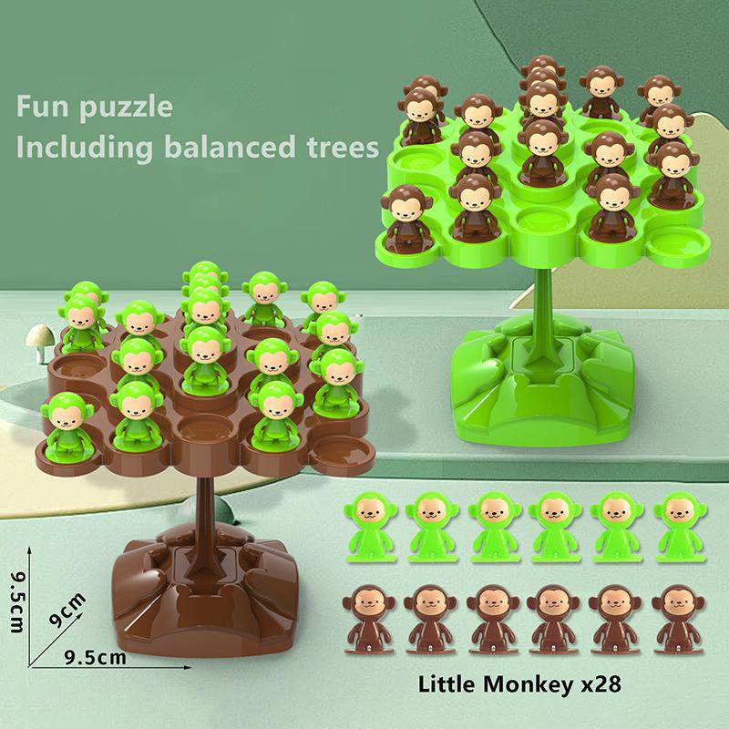 Детские подарки на день рождения на вечеринку Baby Shower наполнители для пиньяты Мини обезьянка балансировочное дерево Семейные игры настольные игрушки