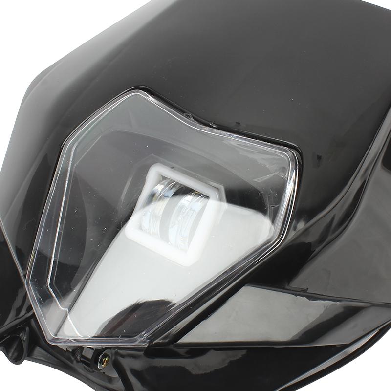 Светодиодная пластина фары мотоцикла EXC 300 SX SXF XC 125 200 250 350 450 Фара Super Moto Pit Dirt Bike Enduro для KTM Фара