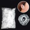 30Pcs Disposable Waterproof Earmuffs Salon Dyeing Hair One Off Earmuffs Bath Shower Protector Cover