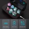 1 набор светодиодных светящихся игральных костей USB-перезаряжаемые RGB светящиеся многогранные игральные кости D4 D6 D8 D10 D12 D20 мигающие игральные кости для взрослых семейная вечеринка настольная игра