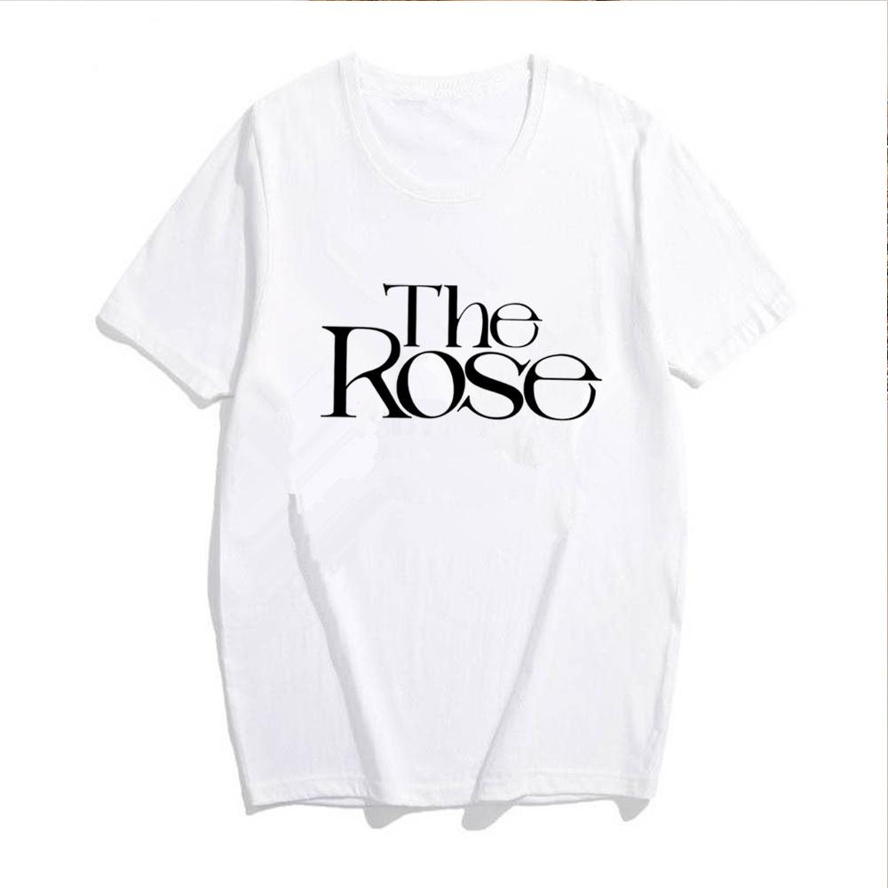 Футболка The Rose Back To Me Футболка с корейской группой The Rose Футболка с Ким У Соном Футболка с символикой Kpop The Rose Футболка с двойным альбомом The Rose