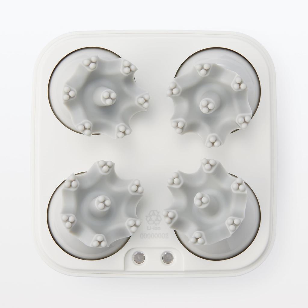 MUJI Аккумуляторная щетка для ухода за кожей головы, которую можно использовать в ванной LA1GSA1A MJ-ECB1