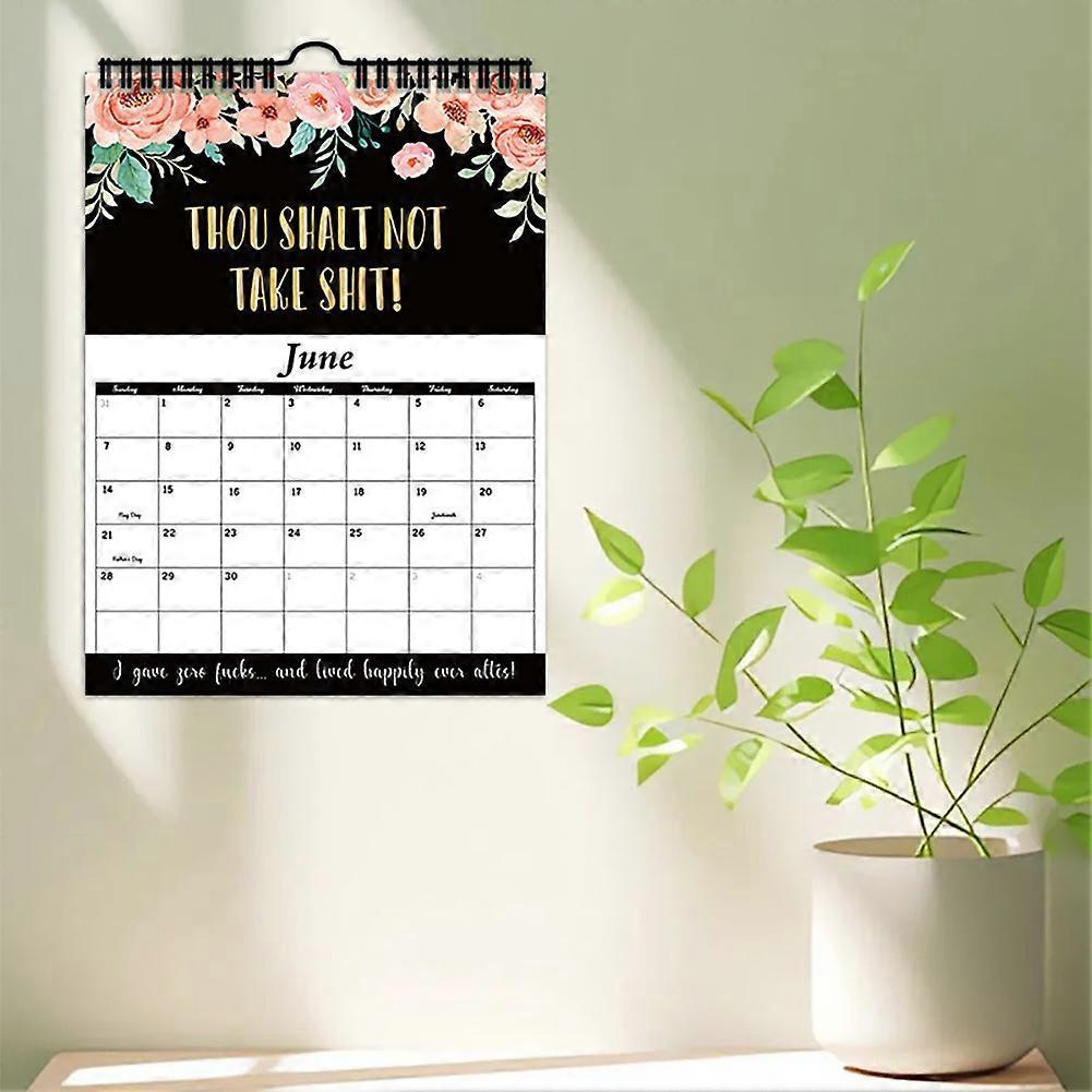 Fuck It 2026 Calendar for Tired-Ass Women, 2026 Wall Calendar Gag Present for Women