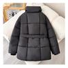 Women's Autumn and Winter Mid-length Puffer Jacket Loose and Thickened Waist To Show Thin Cotton Jacket
