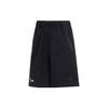 Graphic Woven Shorts With Embroidered Letter Details Men Shorts Black IA8157