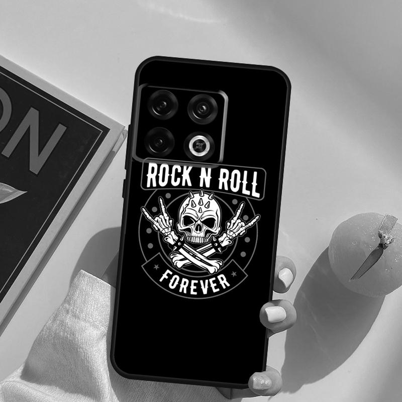 Чехол-череп в стиле Rock and Roll для OnePlus 15 13 12 11 13R 12R 10T 8T 13T OnePlus Nord 5 CE 3 2 4 Lite N20 N30