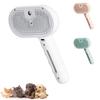 Собачья расческа Pet Steam Massage Brush Безопасная круглая головка Мягкие зубья Расческа с распылением для удаления шерсти для собаки Универсальная для кошек собак Аксессуары