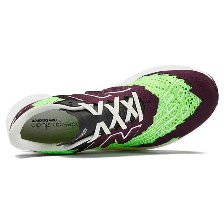 Кроссовки унисекс Stone Island x Tokyo Design Studio x New Balance FuelCell RC Elite v2 Energy Lime Зеленый Бургунди MSRCELSO