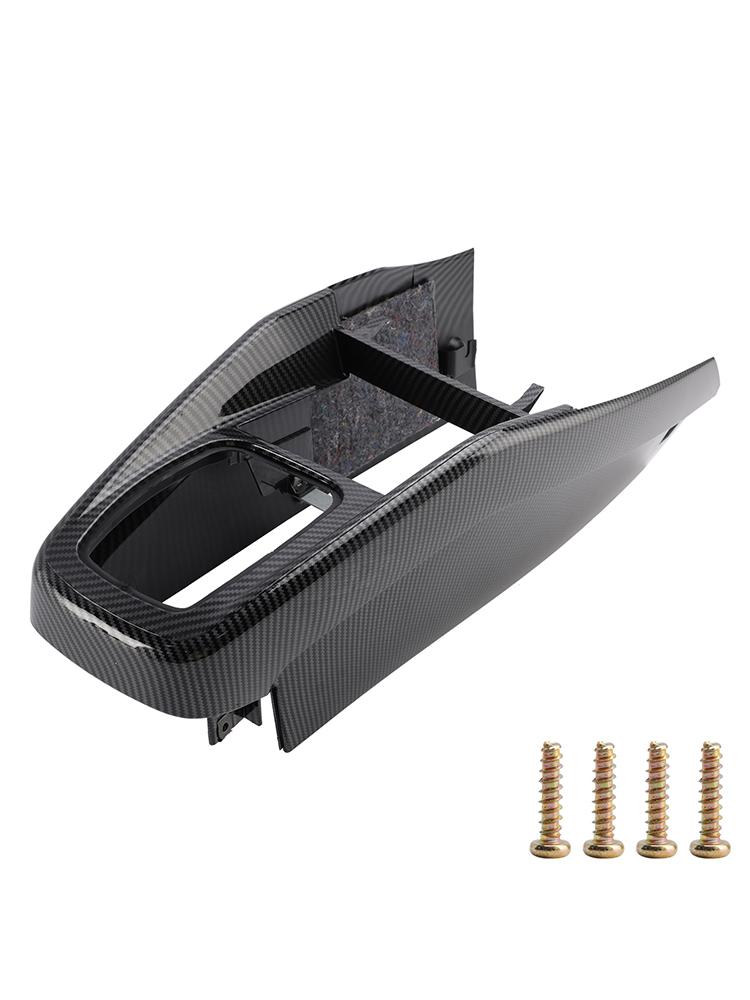 Car Center Console Trim 1J1863201D For VW Golf Jetta Carbon Fiber Pattern