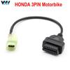 Motorbike Diagnostic Cable Honda 4Pin To 16Pin OBD2 Cable 4 Pin Male Plug Adapter To 16 Pin Female For Honda Motor