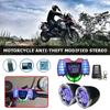 HY-008 Мотоциклетная Bluetooth-совместимая акустическая аудиосистема Handsfree TF Радио USB Зарядное устройство