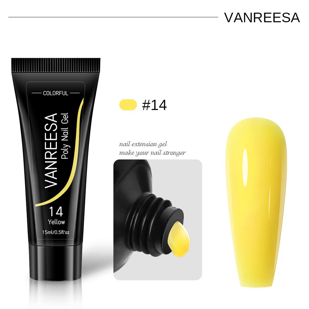 VANREESA 36 цветов поли гель для наращивания ногтей быстро наращивающий гель-лак для маникюра
