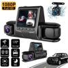 2-Inch 3 Lenses Dash Cam Front Rear Inside 1080P Car DVR Dashboard Camera 170° Wide Angle Night Vision G-Sensor Loop Recording Car DVR