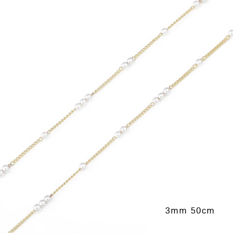 50 см медная цепочка на руку, подвеска для DIY ожерелья, браслета, аксессуары для изготовления ювелирных изделий, принадлежности ручной работы