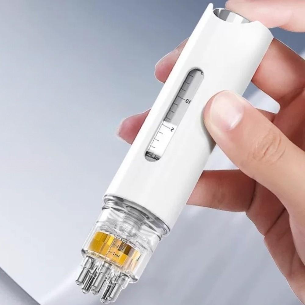 Роликовый аппликатор для кожи головы, расческа, точная шкала, направляющий массажер для эфирного масла, бьюти-рутина