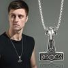 Cool Fox Head Pendant Necklace For Men Retro European American Hip Hop Style Fashion Jewelry