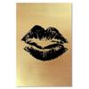 Feeby Печать на холсте, Золотой страстный рот